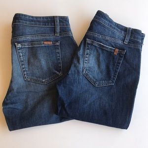 Joe’s jeans bundle of 2 piece skinny jeans